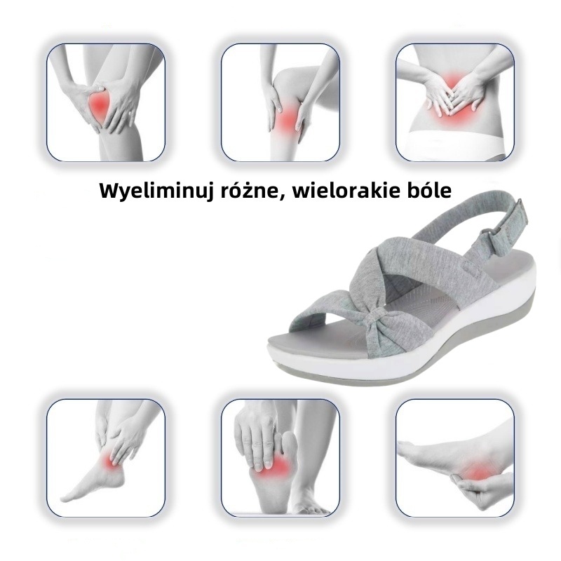 [🎁Dziś połowa ceny - nie przegap] Ergonomicznie zaprojektowane sandały ortopedyczne - bezbolesne chodzenie 👞 sprawiają, że chodzenie jest bardziej komfortowe