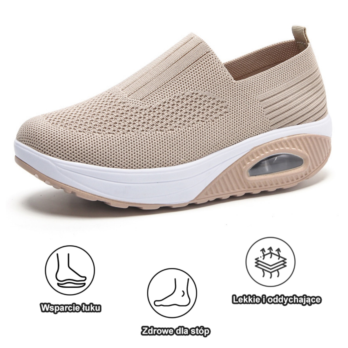 【🔥Dziś połowa ceny - nie przegap】 Ergonomicznie zaprojektowane buty ortopedyczne - konstrukcja z podparciem łuku stopy 👞Łatwo pozbądź się bólu stóp