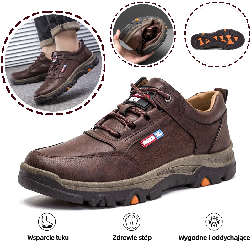 🔥 Ergonomicznie zaprojektowane buty ortopedyczne - konstrukcja z podparciem łuku stopy 👞Łatwo pozbądź się bólu stóp✅