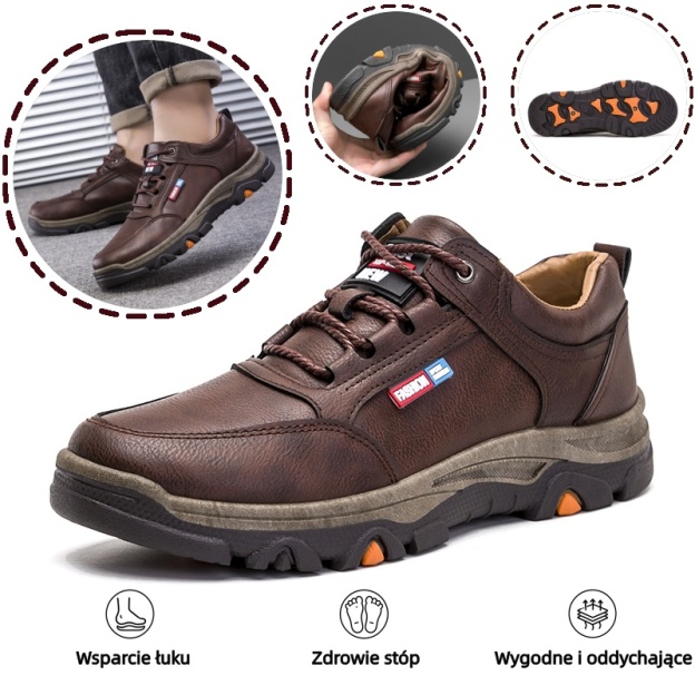 🔥 Ergonomicznie zaprojektowane buty ortopedyczne - konstrukcja z podparciem łuku stopy 👞Łatwo pozbądź się bólu stóp✅
