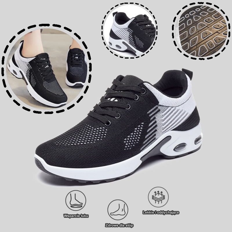 🔥Miękkie i wygodne, amortyzowane buty ortopedyczne✅Wsparcie łuku stopy: łagodzi dyskomfort✅Wygodne i oddychające: zapobiegają zmęczeniu stóp nawet po całym dniu chodzenia✅