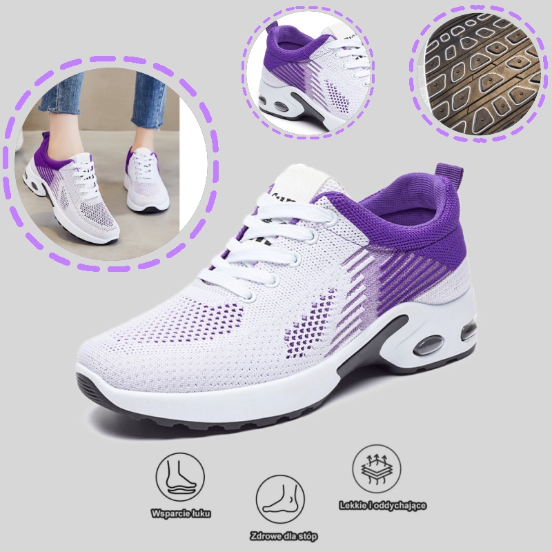 🔥Miękkie i wygodne, amortyzowane buty ortopedyczne✅Wsparcie łuku stopy: łagodzi dyskomfort✅Wygodne i oddychające: zapobiegają zmęczeniu stóp nawet po całym dniu chodzenia✅
