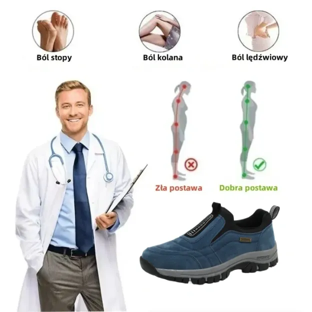 [🎁 Wiosenna promocja w połowie ceny – nie przegap tego] Ergonomicznie zaprojektowane buty ortopedyczne – wsparcie łuku stopy 👞 Łatwe łagodzenie bólu stóp