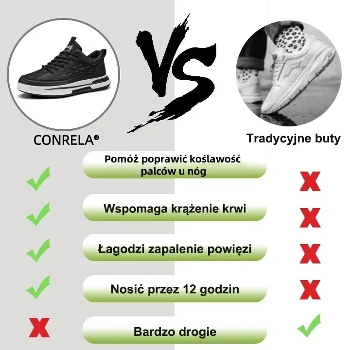 【🎁Oferta ograniczona czasowo】Buty ortopedyczne męskie👞 Wykonane ze skóry cielęcej🐂 Wodoodporne i antypoślizgowe✅ Wsparcie łuku stopy - wygodne chodzenie✅