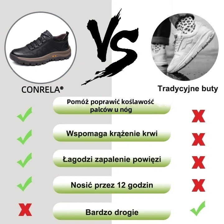 【🎁Oferta ograniczona czasowo】Oryginalne australijskie buty ortopedyczne, wykonane z wygodnej skóry cielęcej👞 (wsparcie łuku stopy - łagodzi ból stóp), pozwalające na wygodne chodzenie✅