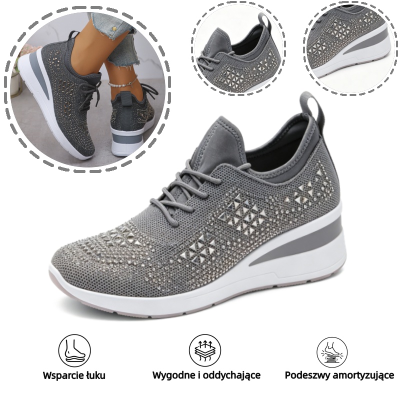 🔥 Ergonomicznie zaprojektowane damskie buty ortopedyczne: konstrukcja z podparciem łuku stopy 👞 Łatwo uśmierzają ból stóp