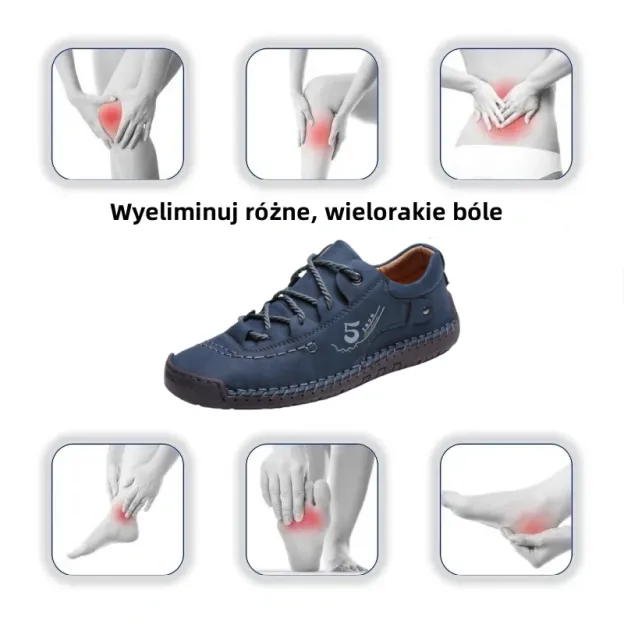 【🎁Dzisiaj 60% zniżki - Nie przegap】 Ergonomicznie zaprojektowane buty ortopedyczne - Łagodzą ból stawów 👞 Zmniejszają nacisk podczas chodzenia