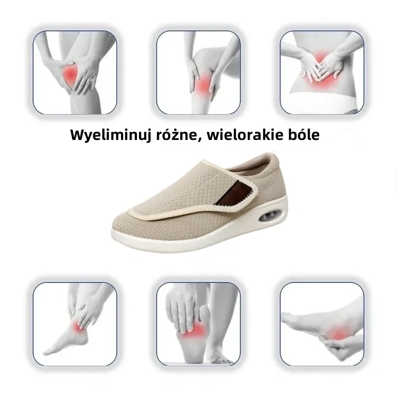 【🎁Dzisiaj 50% zniżki - nie przegap】 Ergonomicznie zaprojektowane buty ortopedyczne - ulga w bólu stawów👞 Zmniejszają nacisk podczas chodzenia