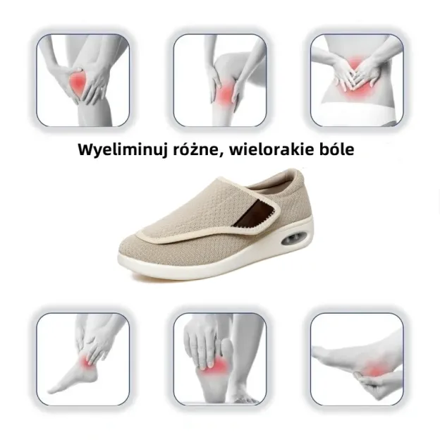 【🎁 Oferta limitowana】 Ergonomiczne buty ortopedyczne 👞 — Ulga w bólach stawów ✅ Zmniejszenie nacisku na stopy podczas chodzenia ✅