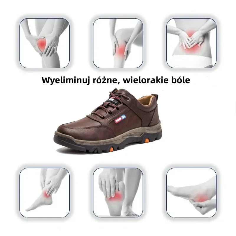 🔥 Ergonomicznie zaprojektowane buty ortopedyczne - konstrukcja z podparciem łuku stopy 👞Łatwo pozbądź się bólu stóp✅