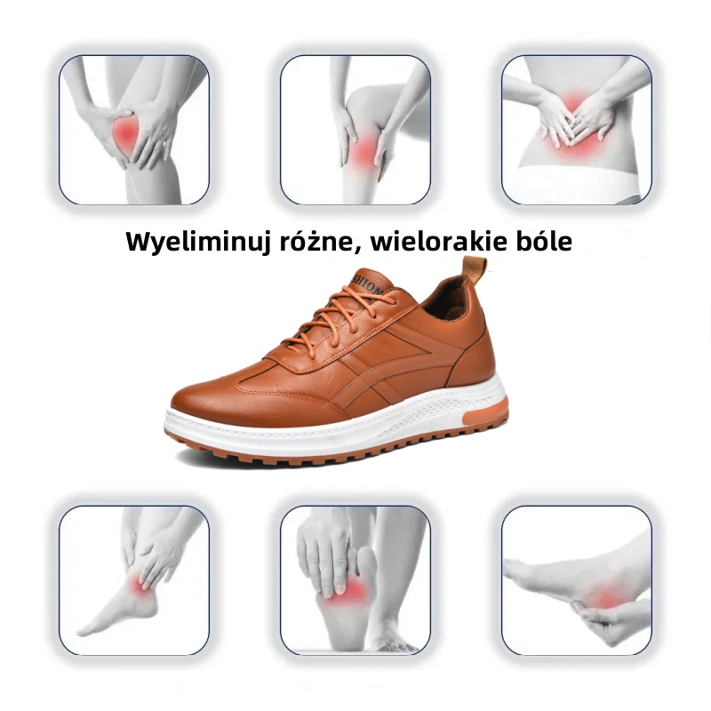 🔥Włoskie buty ortopedyczne ze skóry cielęcej: wsparcie łuku stopy, wygodne i oddychające, ✅łagodzą ból stóp ✅wodoodporne i antypoślizgowe