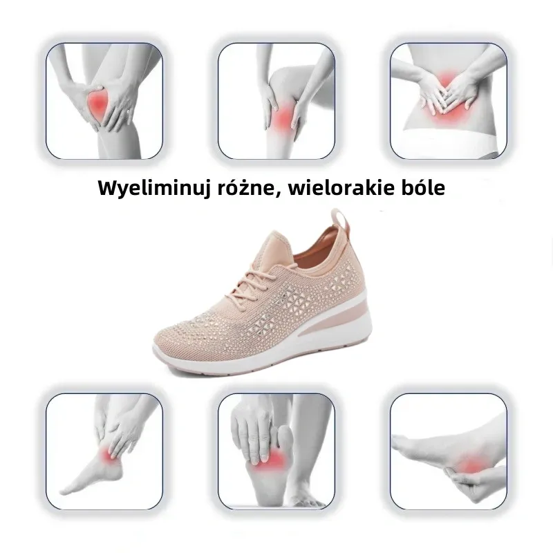 🔥 Ergonomicznie zaprojektowane damskie buty ortopedyczne: konstrukcja z podparciem łuku stopy 👞 Łatwo uśmierzają ból stóp
