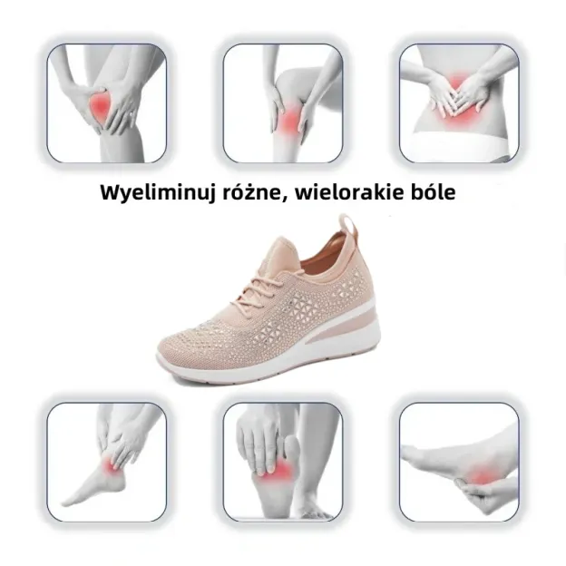 🔥 Ergonomicznie zaprojektowane damskie buty ortopedyczne: konstrukcja z podparciem łuku stopy 👞 Łatwo uśmierzają ból stóp