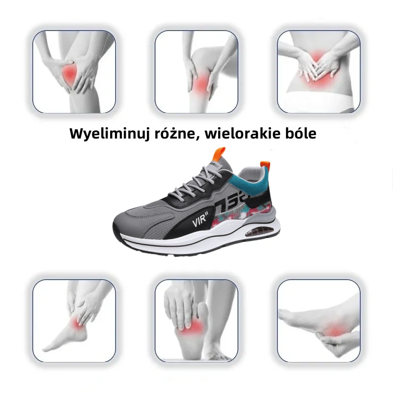 【🎁Dzisiaj 50% zniżki - nie przegap】 Ergonomicznie zaprojektowane buty ortopedyczne - ulga w bólu stawów👞 Zmniejszają nacisk podczas chodzenia