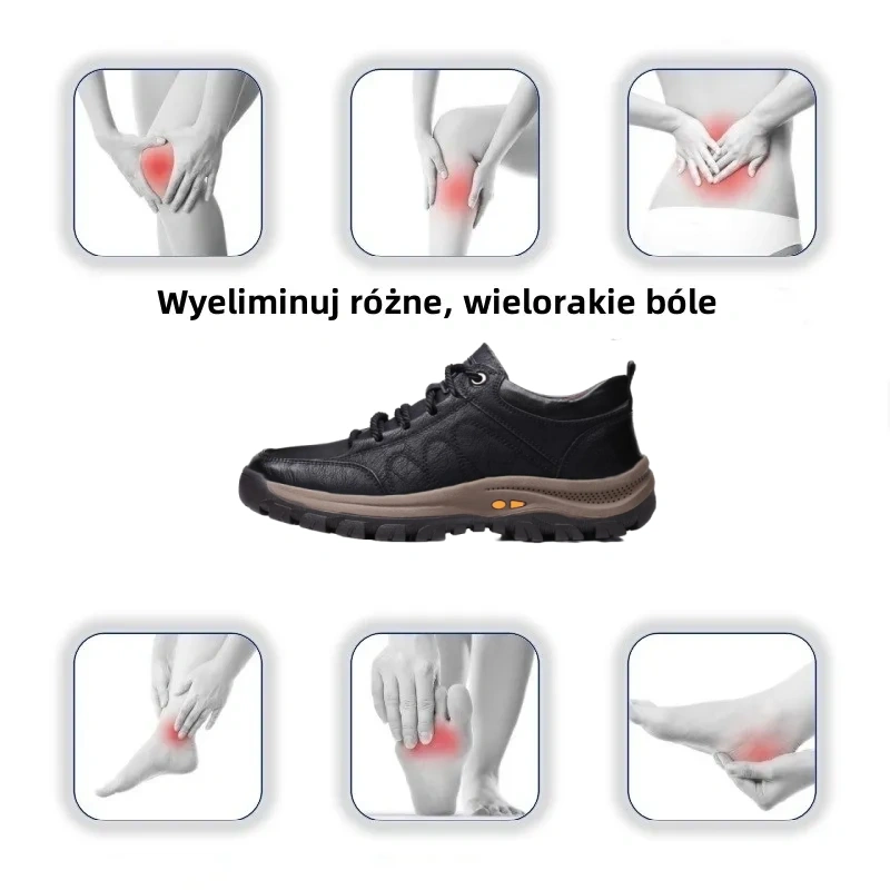 Oryginalne australijskie buty ortopedyczne wykonane z wygodnej skóry cielęcej👞 (wsparcie łuku stopy - łagodzenie bólu stóp) pozwalają na wygodne chodzenie✅