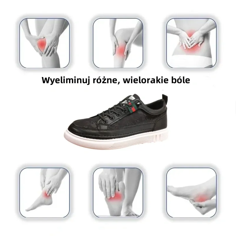 【🔥Dziś połowa ceny - nie przegap】 Ergonomicznie zaprojektowane buty ortopedyczne - konstrukcja z podparciem łuku stopy 👞Łatwo pozbądź się bólu stóp
