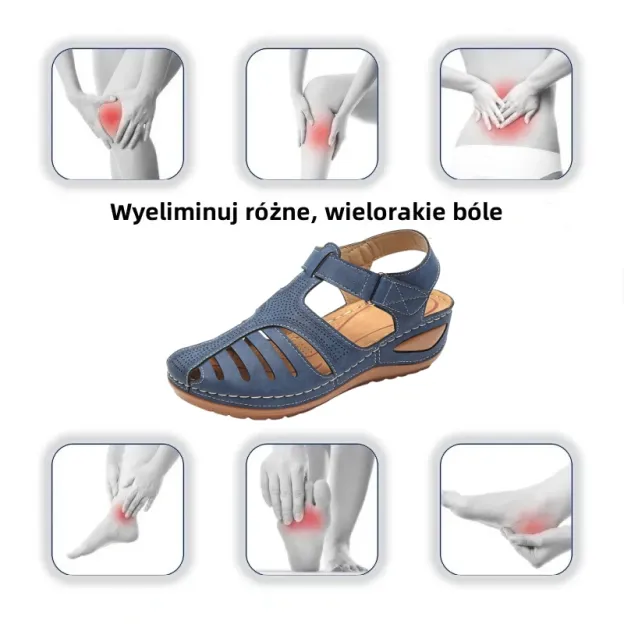 ⏰ Wyprzedaż wiosenna – 50% zniżki przez ograniczony czas – Letnie sandały ortopedyczne z podparciem łuku stopy, ✅ Wygodne i bezbolesne chodzenie – Ergonomiczna konstrukcja