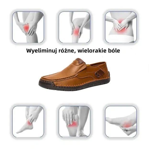 [⏰Ograniczona czasowo zniżka 60% – nie przegap!] 🔥 Męskie buty do chodzenia wykonane z oryginalnej australijskiej skóry cielęcej 👞✅Ręcznie szyte dla wygody chodzenia