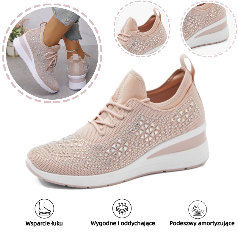 🔥 Ergonomicznie zaprojektowane damskie buty ortopedyczne: konstrukcja z podparciem łuku stopy 👞 Łatwo uśmierzają ból stóp