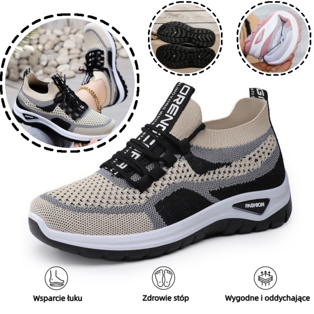 🔥Ergonomiczne damskie buty codzienne👞 - Wsparcie łuku stopy zapewnia wygodę i łatwo łagodzi ból stóp✅