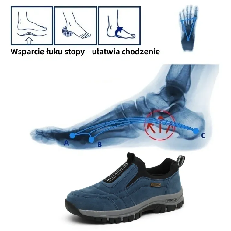 🔥 Włoskie luksusowe buty ortopedyczne ze zamszu, miękkie i wygodne (podparcie łuku stopy - łagodzi ból stóp) ✅