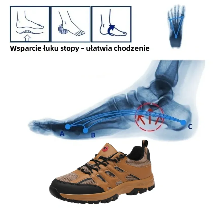 [Ograniczona czasowo zniżka 60% - kończy się wkrótce] 🔥 Ergonomicznie zaprojektowane męskie buty codzienne łagodzące ból ✅ Wsparcie łuku stopy zapewniające wygodne chodzenie