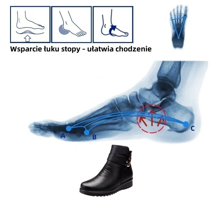(🔥Dziś połowa ceny - nie przegap) ⏰ - Miękkie i wygodne, oryginalne wełniane skórzane buty damskie (podparcie łuku - ułatwia chodzenie)