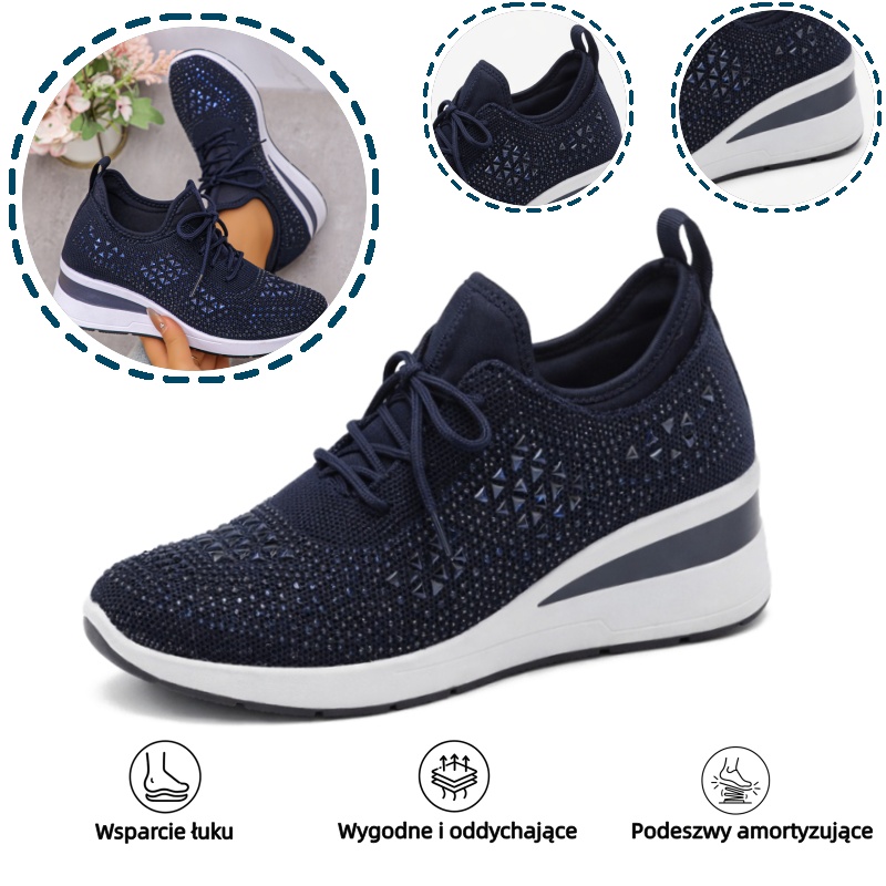 🔥 Ergonomicznie zaprojektowane damskie buty ortopedyczne: konstrukcja z podparciem łuku stopy 👞 Łatwo uśmierzają ból stóp