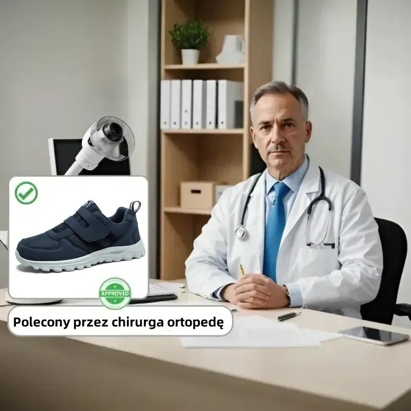 🔥Buty do chodzenia zaprojektowane specjalnie dla osób w średnim i starszym wieku ✅Wsparcie łuku stopy - koryguje różne problemy stóp ✅Wygodne i oddychające - podeszwa antypoślizgowa i amortyzująca wstrząsy - łatwe zakładanie i zdejmowanie