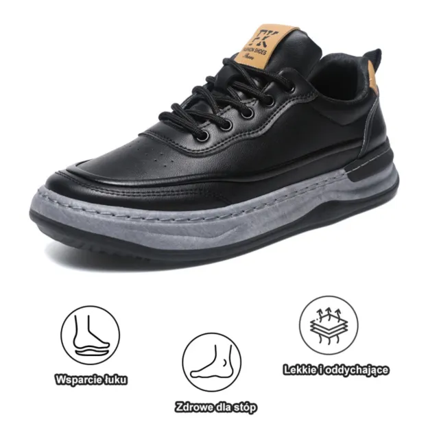 (⏰Wielka wyprzedaż wiosenna 50%, wkrótce się kończy) Męskie buty ortopedyczne wykonane z australijskiej skóry cielęcej ✅Ekologiczna wkładka z pianki memory: wygodne i bezbolesne chodzenie - szyte ręcznie