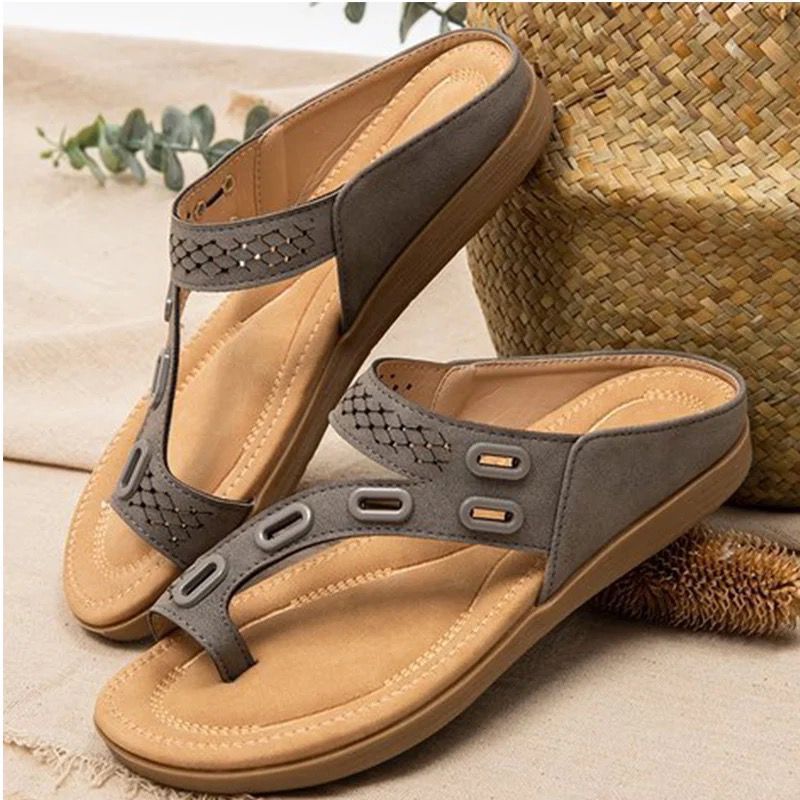 [🎁Dziś połowa ceny - nie przegap] Ergonomicznie zaprojektowane sandały ortopedyczne - bezbolesne chodzenie 👞 sprawiają, że chodzenie jest bardziej komfortowe