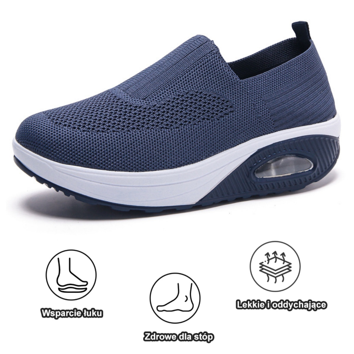 【🔥Dziś połowa ceny - nie przegap】 Ergonomicznie zaprojektowane buty ortopedyczne - konstrukcja z podparciem łuku stopy 👞Łatwo pozbądź się bólu stóp