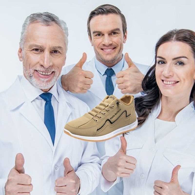 【🔥Dziś połowa ceny - nie przegap】 Ergonomicznie zaprojektowane buty ortopedyczne - konstrukcja z podparciem łuku stopy 👞Łatwo pozbądź się bólu stóp