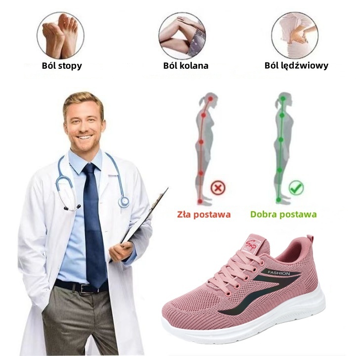 【🔥Dziś połowa ceny - nie przegap】 Ergonomicznie zaprojektowane buty ortopedyczne - konstrukcja z podparciem łuku stopy 👞Łatwo pozbądź się bólu stóp