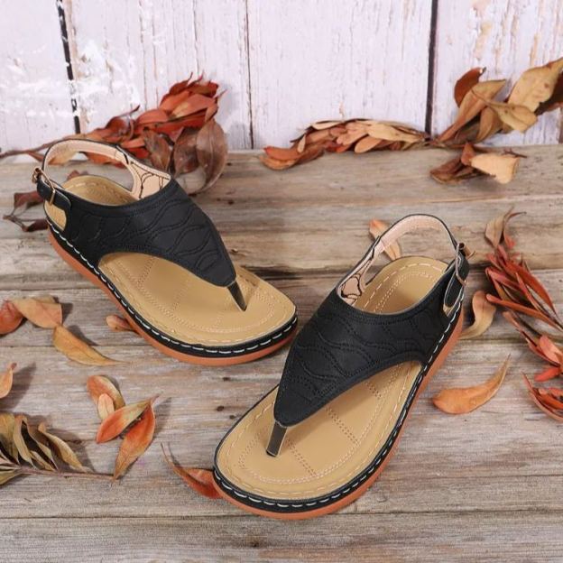 [🎁Dziś połowa ceny - nie przegap] Ergonomicznie zaprojektowane sandały ortopedyczne - bezbolesne chodzenie 👞 sprawiają, że chodzenie jest bardziej komfortowe