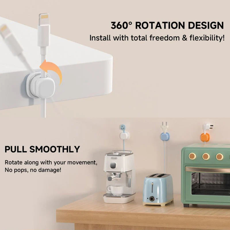 š„Rotating cable manager