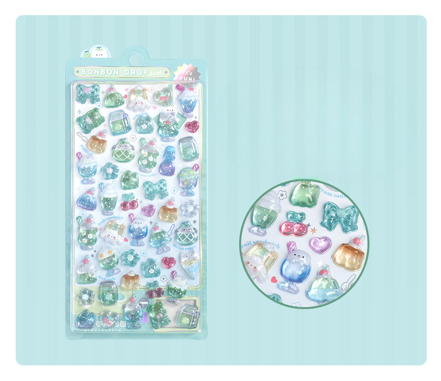 💎 3D Crystal Sticker Custom Case