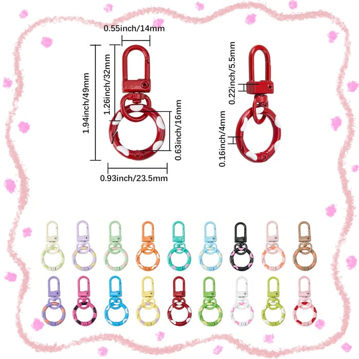 🔥CandyPop Multi-Use Clip Ring — Colorful Charm & Utility in One!