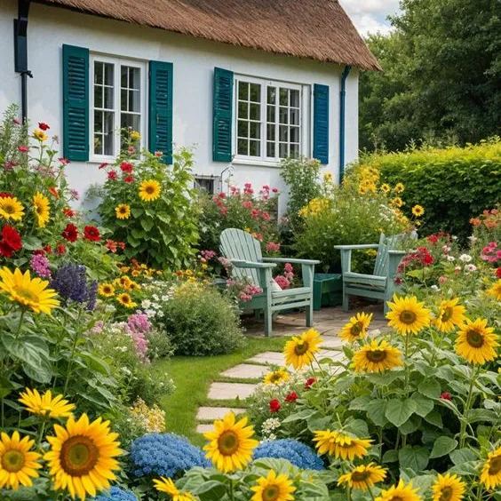 Sunflower – Your Garden’s Radiant All-Season Charm 🌻