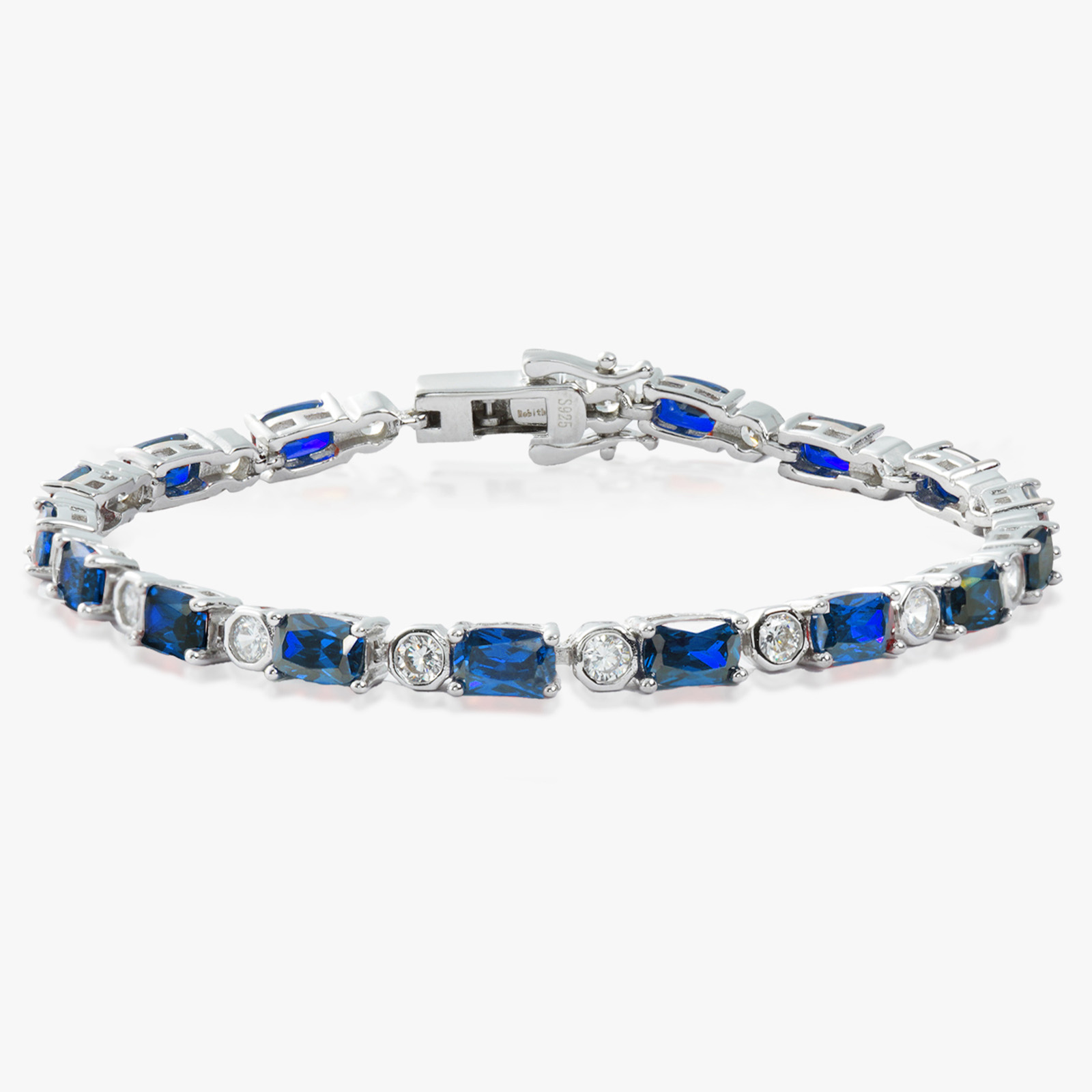 S925 Sterling Silver Birthstone Tennis Bracelet