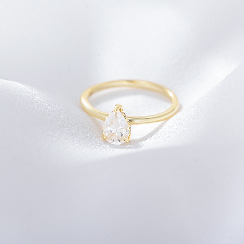 Droplet Sterling Silver Rings