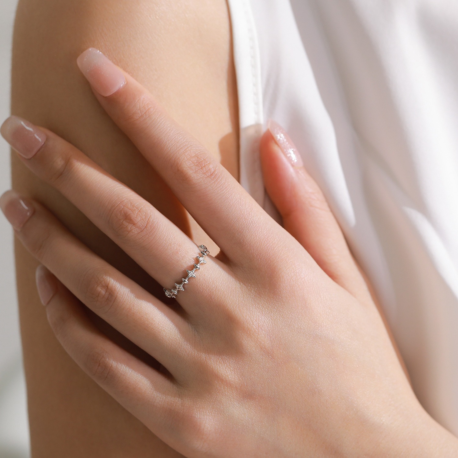 Sterling Silver Tetraptera Star Rings