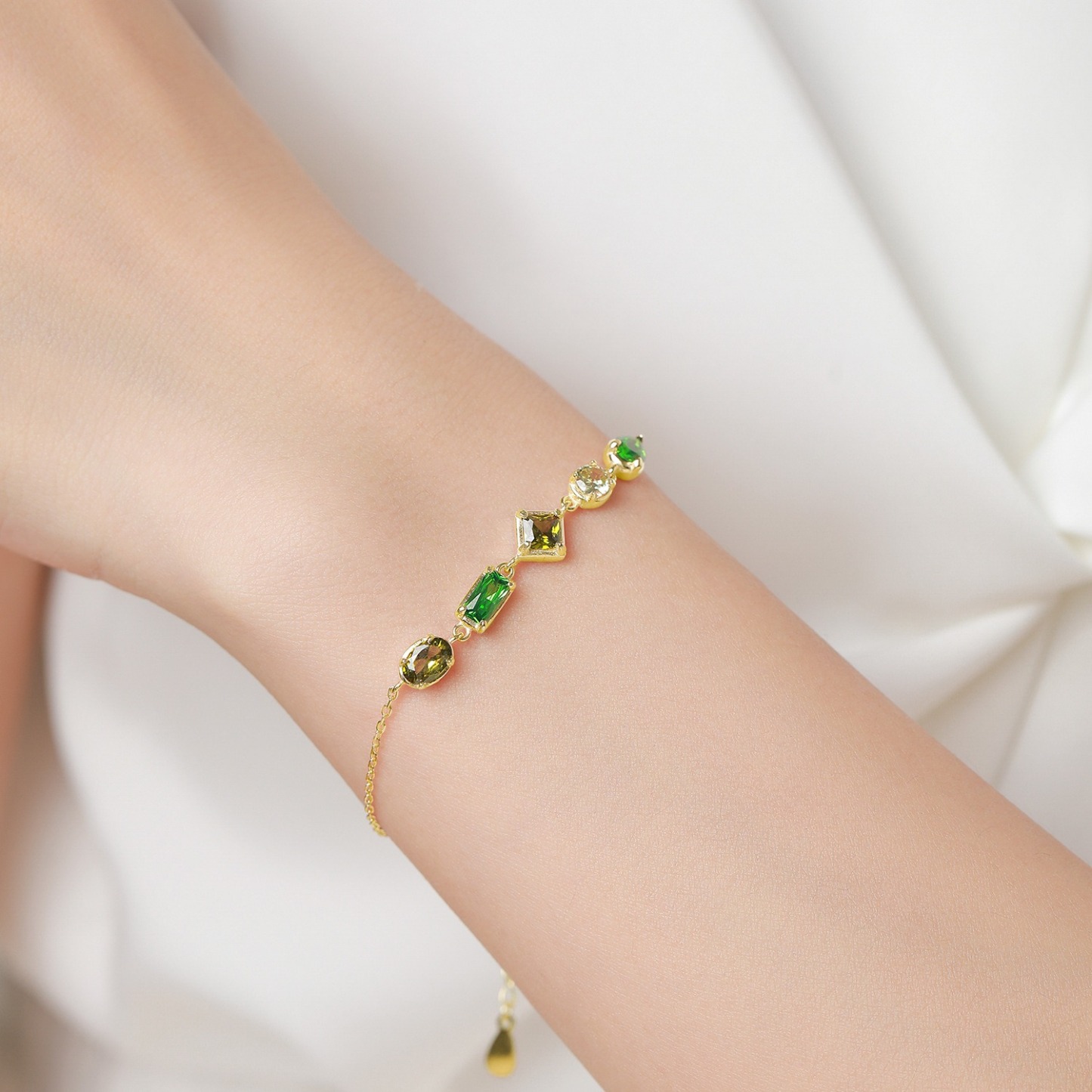 Forest style multi-color treasure bracelet