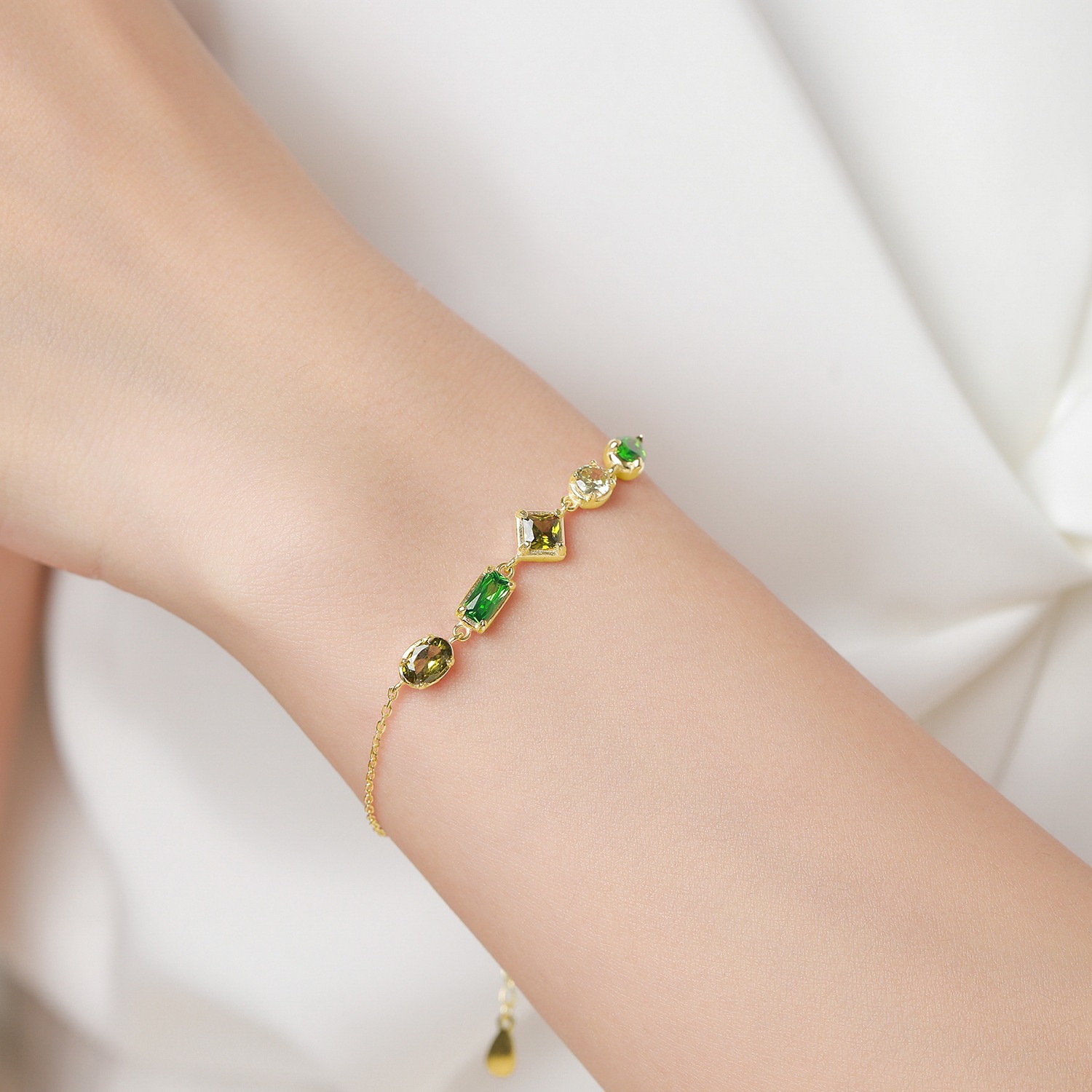 Forest style multi-color treasure bracelet