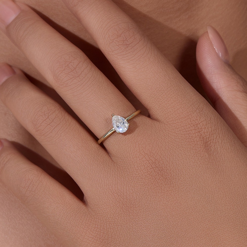 Droplet Sterling Silver Rings