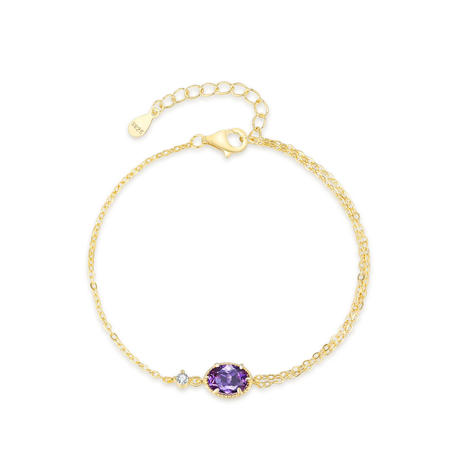 Fashionable OL light luxury high-end gold chain jewelry