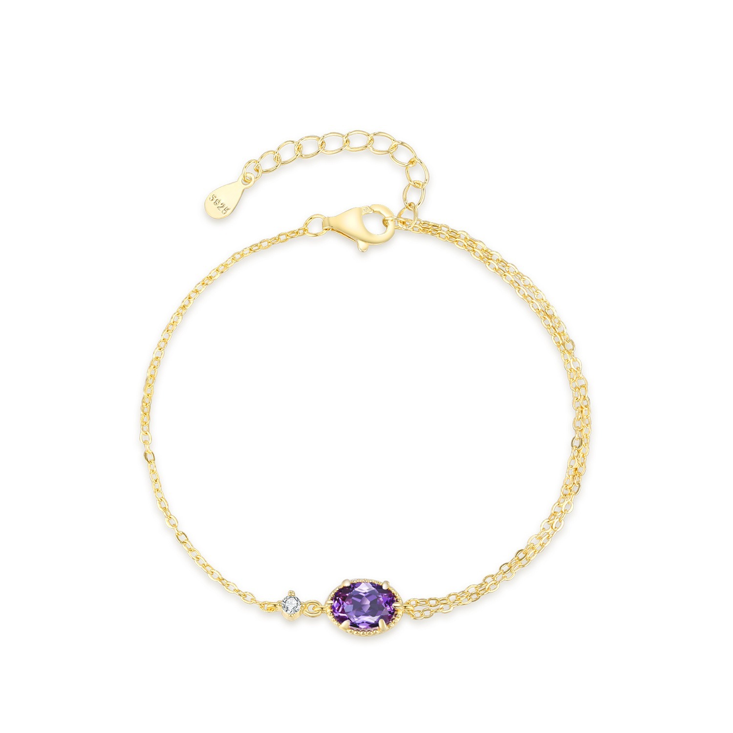 Fashionable OL light luxury high-end gold chain jewelry