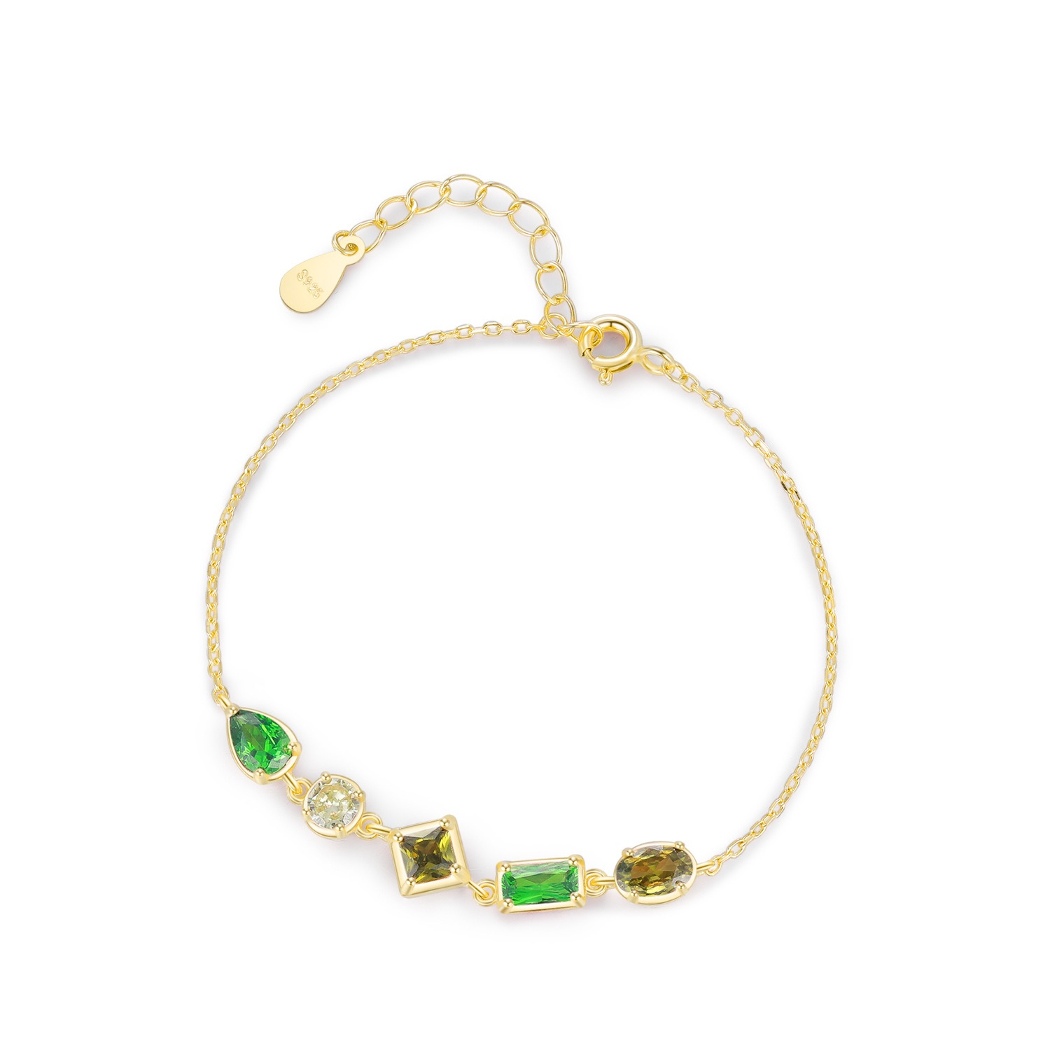 Forest style multi-color treasure bracelet