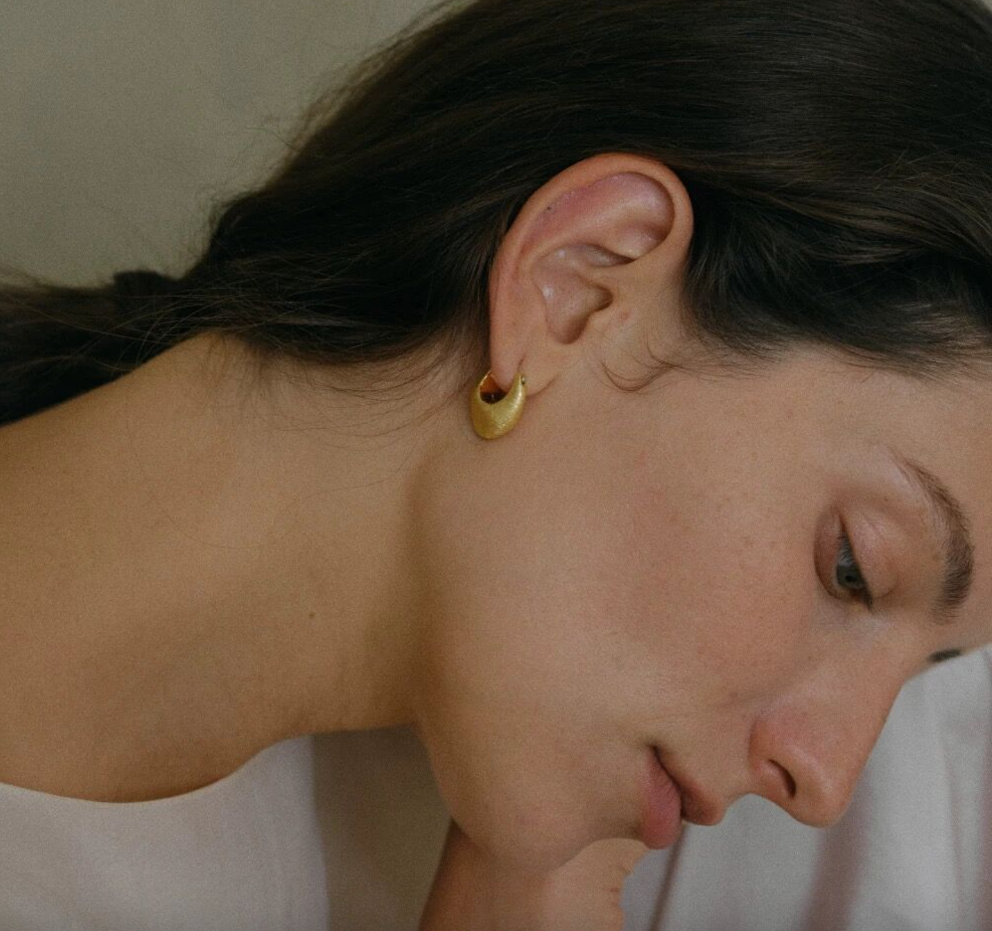  STERLING SILVER EMBROIDERY EARRING