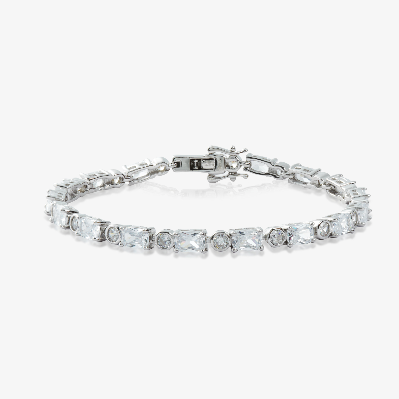 S925 Sterling Silver Birthstone Tennis Bracelet